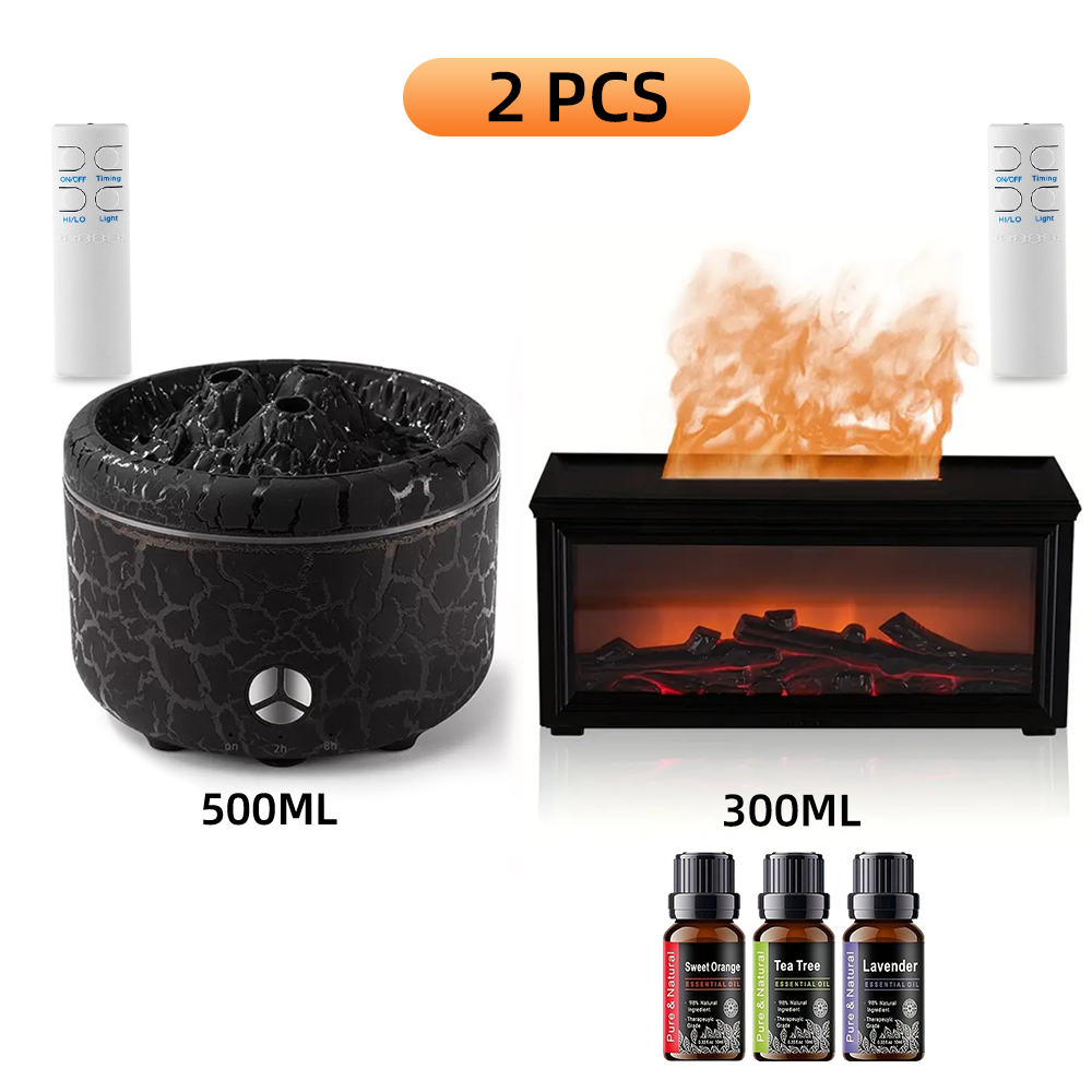 Home Fragrance Leather Diffuser - Remote Control Aromatherapy Diffuser with Timer