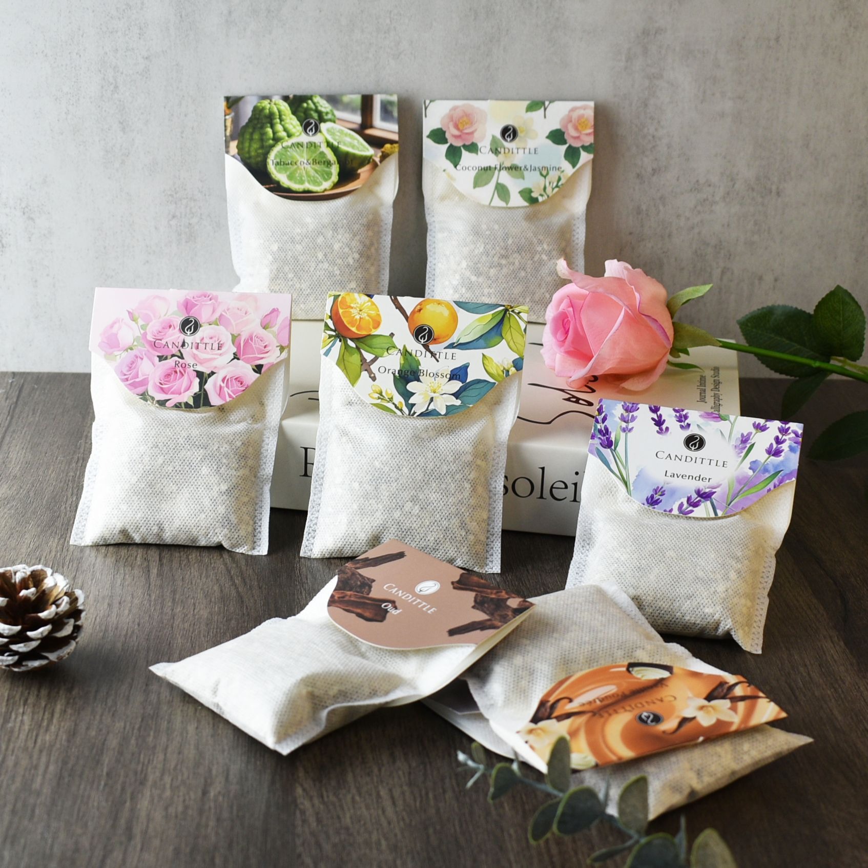 Home Fragrance That Lasts Long - Hanging Paper Scented Sachet With Hook