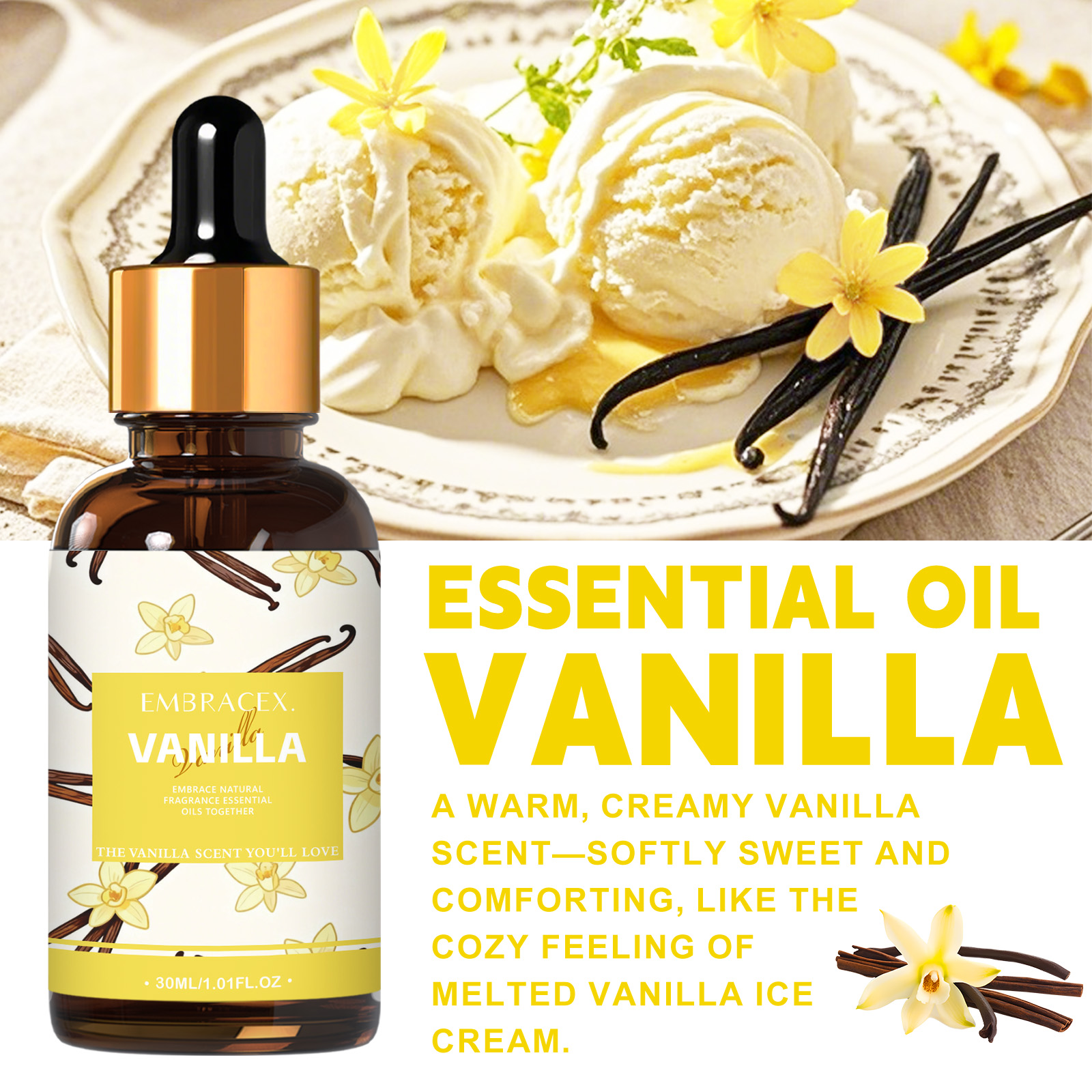 30ml Vanilla Essential Oil Per – Home Fragrance Accessories Bewertung und Preis
