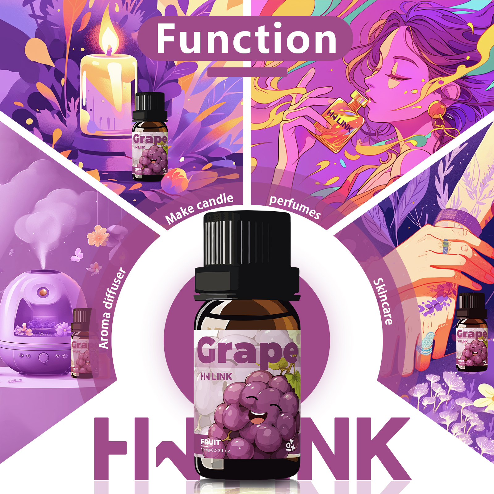 Grape Essential Oil 10ml Perfu – Home Fragrance Accessories Bewertung und Preis