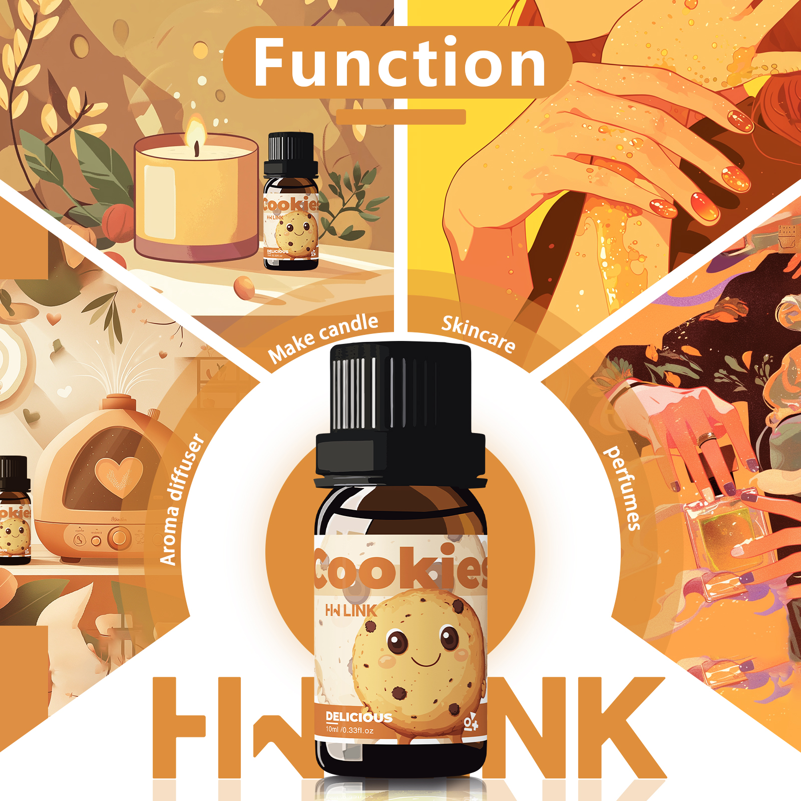 10ml Cookies Essential Oils Pe – Home Fragrance Accessories Bewertung und Preis