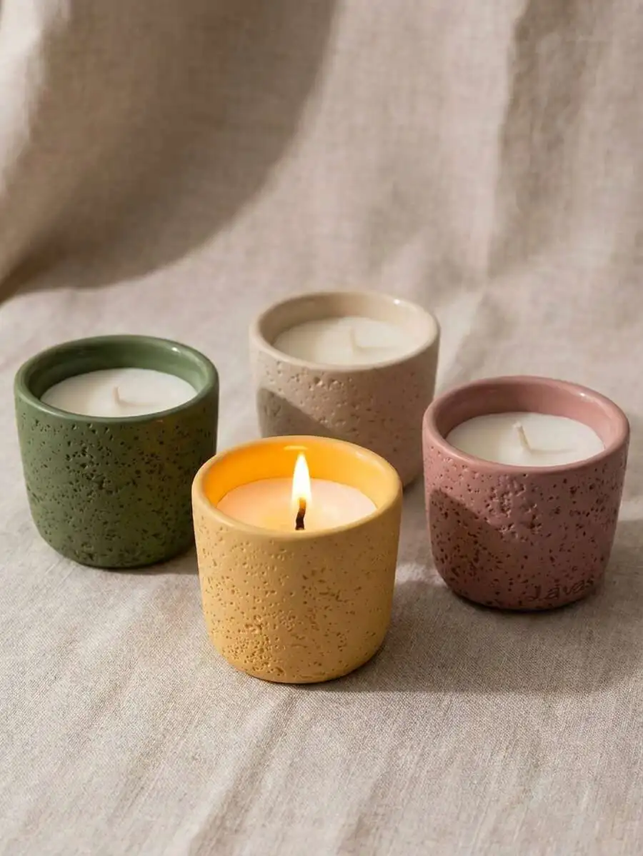 Scented Candle In Concrete Cup – Home Fragrance That Lasts Long Bewertung und Preis