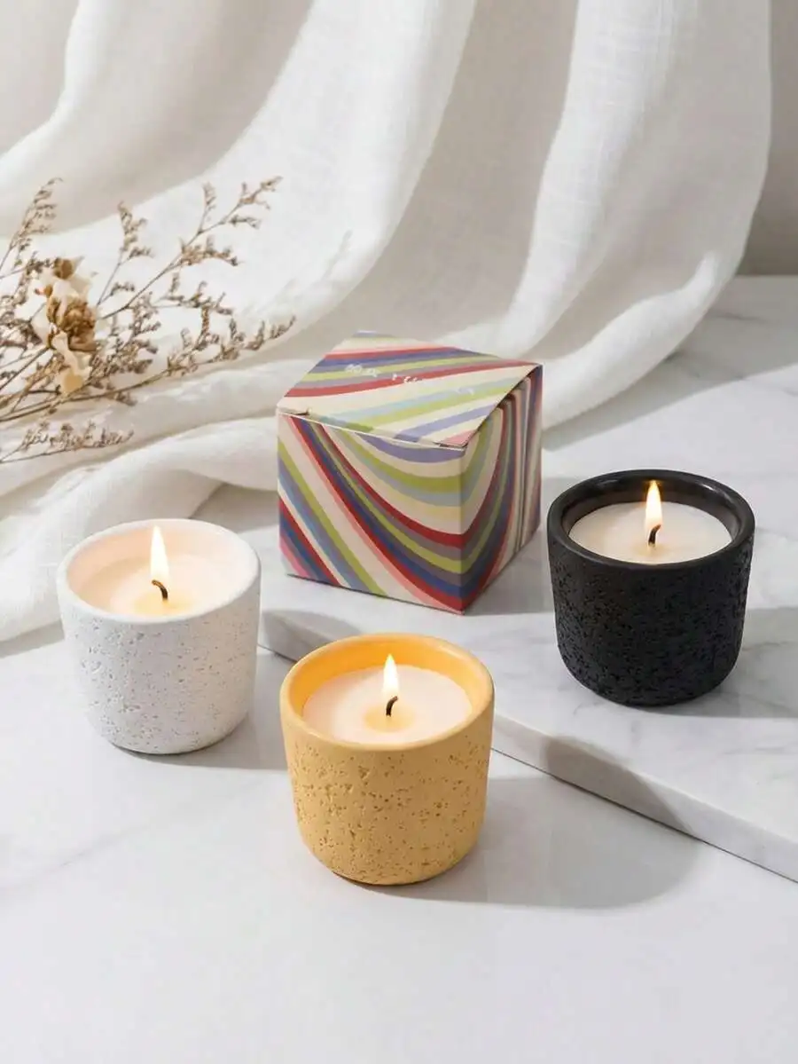 Scented Candle In Concrete Cup – Home Fragrance That Lasts Long Bewertung und Preis