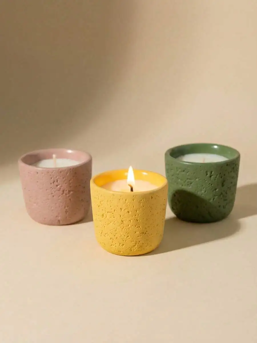 Scented Candle In Concrete Cup – Home Fragrance That Lasts Long Bewertung und Preis