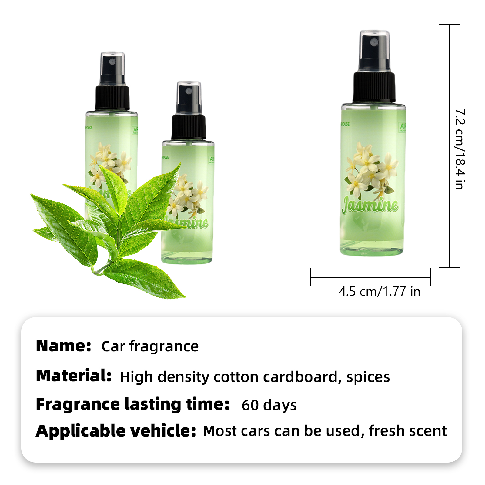 100ml JASMINE-Scented Hand-Spr – Home Fragrance Premium Bewertung und Preis