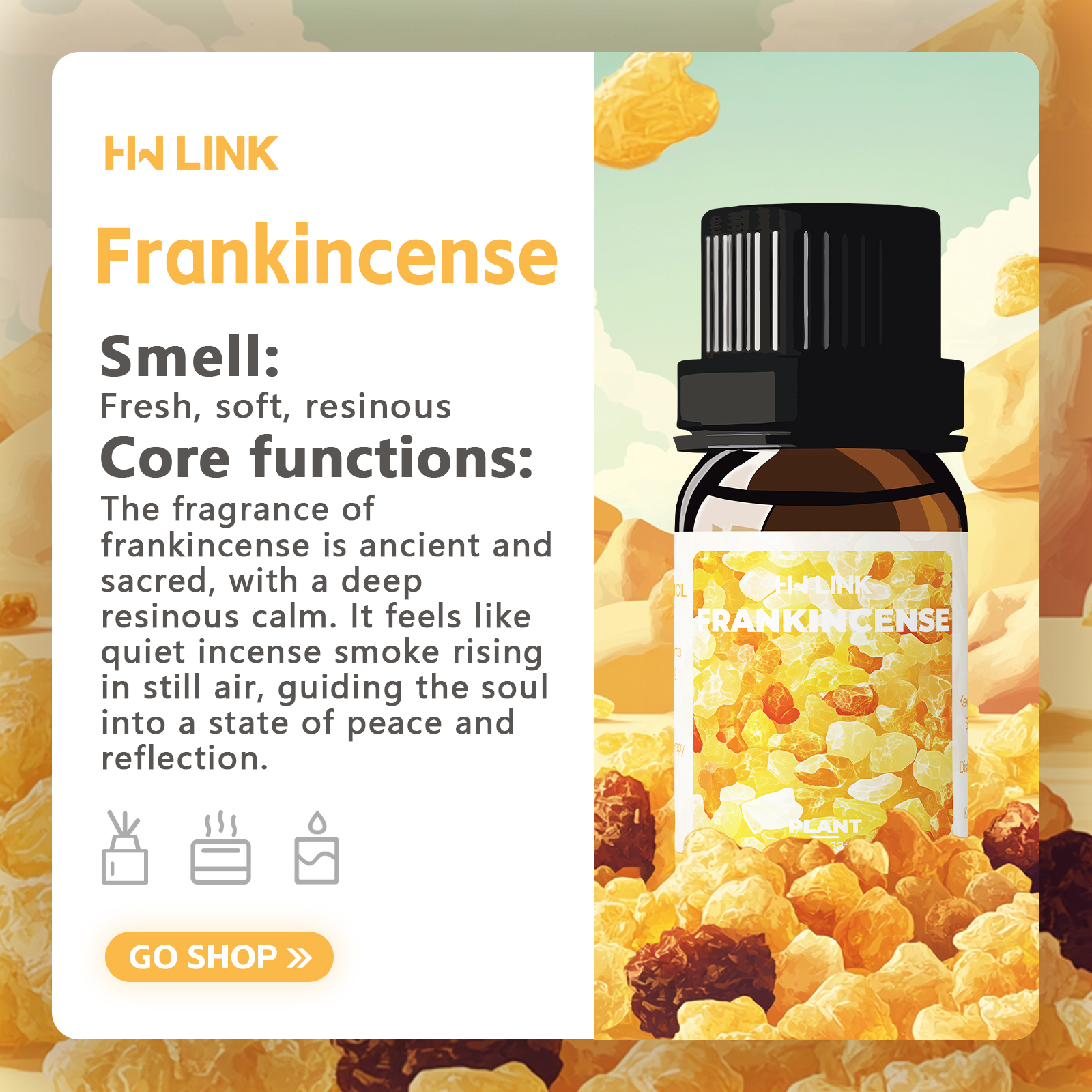 Frankincense Essential Oil 10m – Home Fragrance Accessories Bewertung und Preis