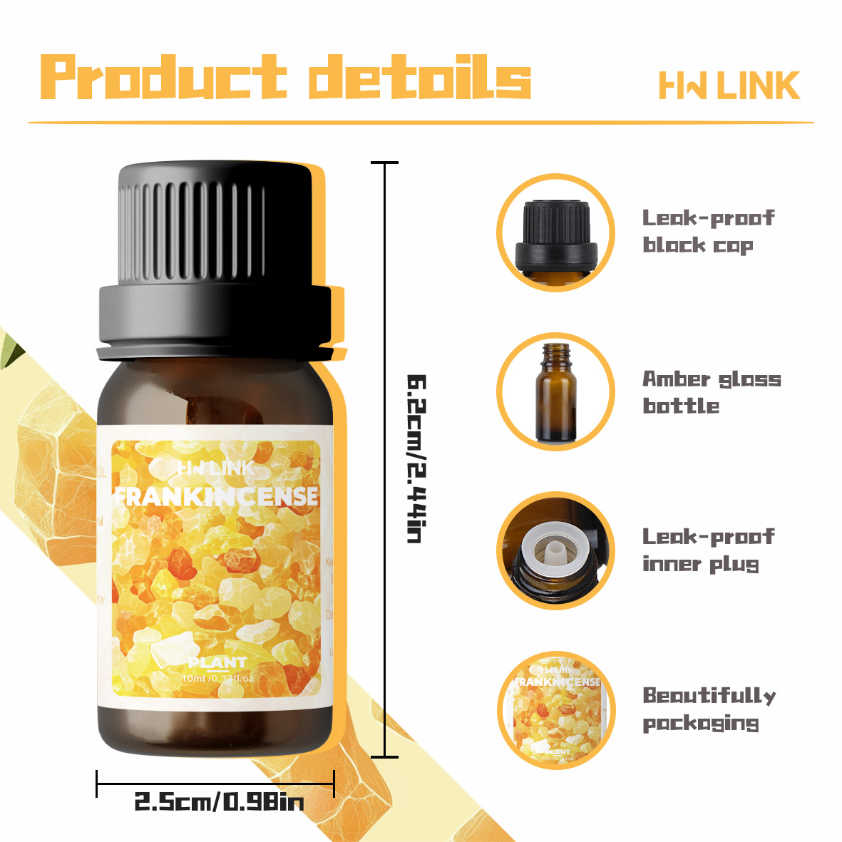 Frankincense Essential Oil 10m – Home Fragrance Accessories Bewertung und Preis